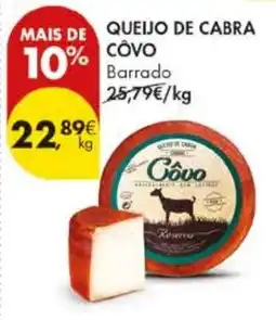 Pingo Doce Queijo de cabra côvo barrado promoção