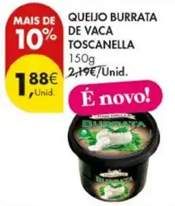 Pingo Doce Queijo burrata de vaca toscanella promoção