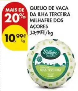 Pingo Doce Queijo de vaca da ilha terceira milhafre dos açores promoção