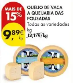 Pingo Doce Queijo de vaca a queijaria das pousadas promoção