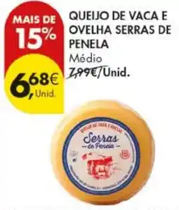 Pingo Doce Queijo de vaca e ovelha serras de penela promoção