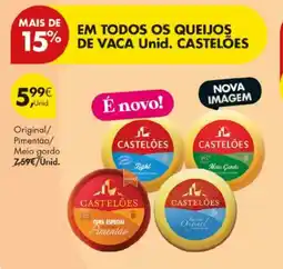 Pingo Doce queijos de vaca unid. castelões promoção