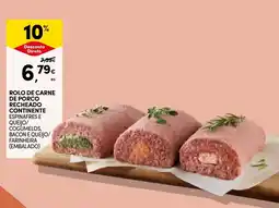 Continente Rolo de carne de porco recheado continente promoção