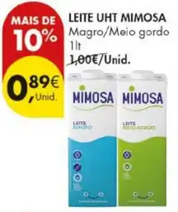 Pingo Doce Leite uht mimosa promoção