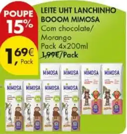 Pingo Doce Leite uht lanchinho booom mimosa promoção