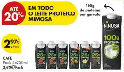 Pingo Doce Leite proteico mimosa promoção