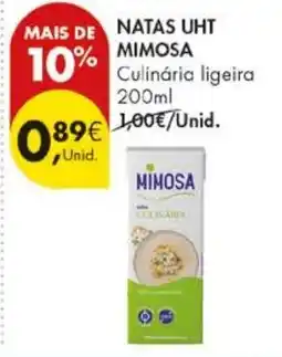 Pingo Doce Natas uht mimosa promoção