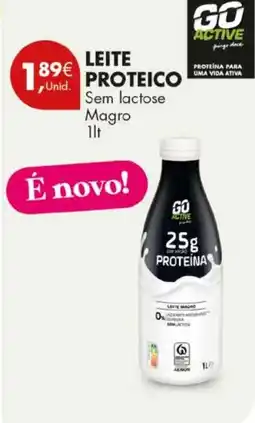 Pingo Doce Leite proteico go active promoção