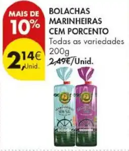 Pingo Doce Bolachas marinheiras cem porcento promoção