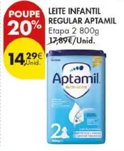Pingo Doce Leite infantil regular aptamil etapa 2 promoção