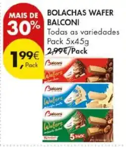 Pingo Doce Bolachas wafer balconi promoção