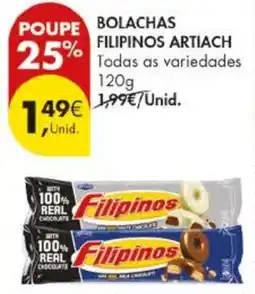 Pingo Doce Bolachas filipinos artiach promoção