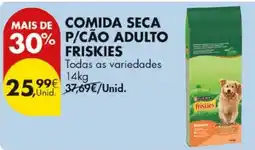 Pingo Doce comida seca p/cão adulto friskies promoção