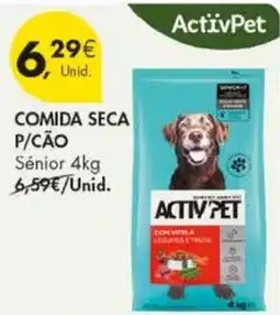 Pingo Doce Activpet comida seca p/cão sênior promoção