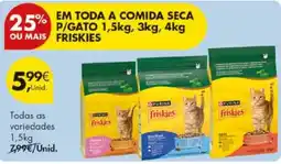 Pingo Doce comida seca p/gato friskies promoção