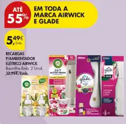 Pingo Doce recargas p/ambientador elétrico airwick e glade promoção