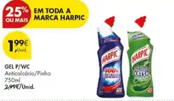 Pingo Doce Gel p/wc anticalcário/pinho promoção