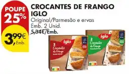 Pingo Doce crocantes de frango iglo promoção