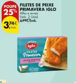 Pingo Doce filetes de peixe primavera iglo promoção