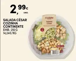 Continente Salada césar cozinha continente promoção