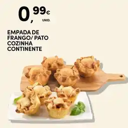 Continente Empada de frango/pato cozinha continente promoção
