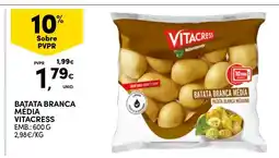 Continente batata branca média vitacress promoção