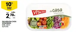 Continente Salada da casa vitacress promoção