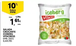 Continente salada crocante iceberg vitacress promoção