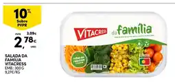 Continente salada da família vitacress promoção