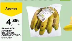 Continente banana da madeira biológica continente bio embalada promoção