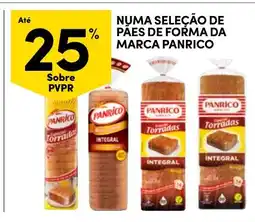 Continente Pão de forma panrico integral promoção