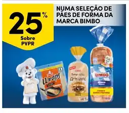 Continente Numa seleção de paes de forma da marca bimbo promoção