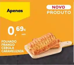 Continente Folhado frango cebola caramelizada promoção