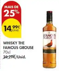 Pingo Doce whisky the famous grouse promoção