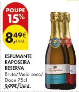 Pingo Doce Espumante Raposeira Reserva promoção