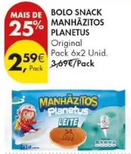 Pingo Doce Bolo snack manhazitos planetus promoção