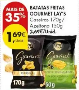 Pingo Doce Batatas fritas gourmet lay's promoção