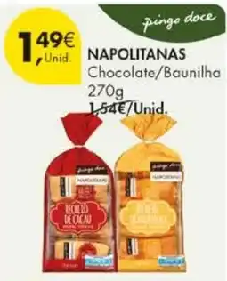 Pingo Doce Napolitanas chocolate/baunilha promoção