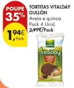 Pingo Doce Tortitas vitalday gullón promoção