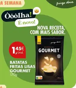 Pingo Doce batatas fritas lisas gourmet promoção