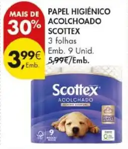 Pingo Doce Papel higiênico acolchoado scottex promoção