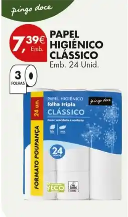 Pingo Doce Papel higiênico clássico pingo doce promoção