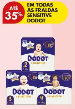 Pingo Doce Em todas as fraldas sensitive dodot promoção