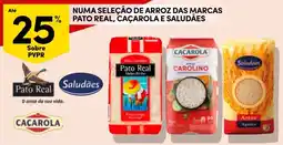 Continente Arroz das marcas Pato Real, Caçarola e Saludões promoção