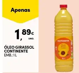 Continente óleo girassol continente promoção