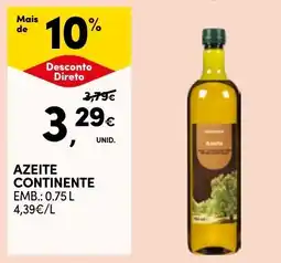 Continente Azeite continente promoção