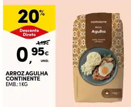 Continente arroz agulha continente promoção