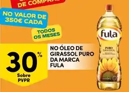 Continente óleo de girassol puro da marca fula promoção