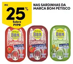 Continente Sardinhas da marca bom petisco promoção