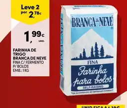 Continente Farinha de trigo branca de neve promoção